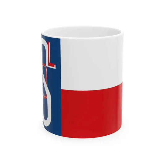 Historical flag of Sokol 1938 (Czech Republic) White Coffee Mug 11oz - Go Mug Yourself