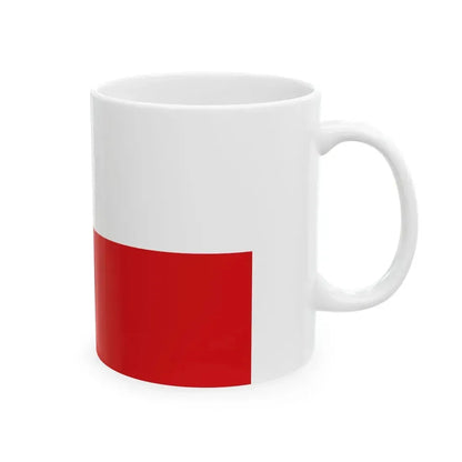 Historical flag of Sokol 1938 (Czech Republic) White Coffee Mug - Go Mug Yourself