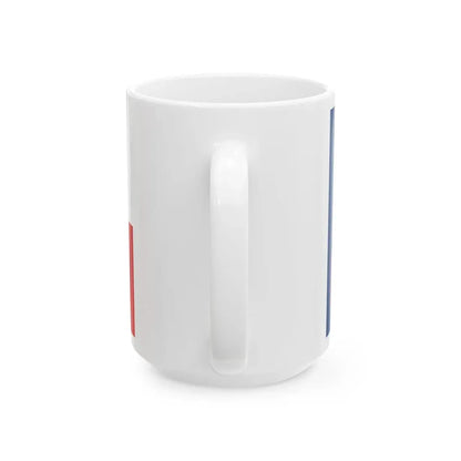 Historical flag of Sokol 1938 (Czech Republic) White Coffee Mug - Go Mug Yourself