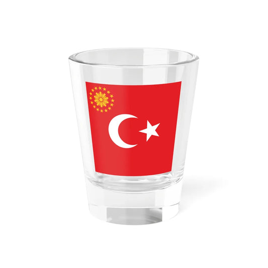 Historical flag of the President of Turkey (Turkey) Shot Glass 1.5oz 1.5oz - Go Mug Yourself