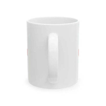 Historical merchant fleet flag of Montenegro early version (Montenegro) White Coffee Mug - Go Mug Yourself