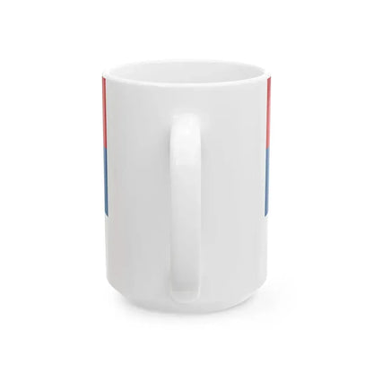 Historical merchant fleet flag of Montenegro (Montenegro) White Coffee Mug - Go Mug Yourself