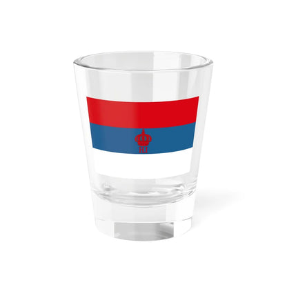 Historical merchant fleet flag of Montenegro version3 (Montenegro) Shot Glass 1.5oz 1.5oz - Go Mug Yourself