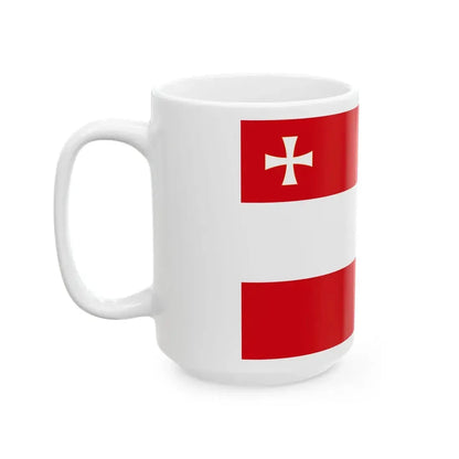 Historical merchant fleet flag of MontenegroV2 (Montenegro) White Coffee Mug - Go Mug Yourself
