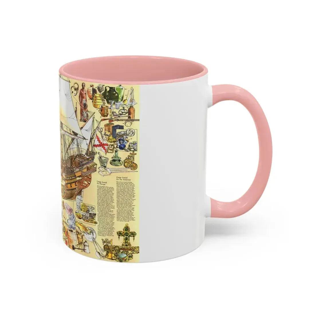 History Salvaged from the Sea (1977) (Map) Accent Coffee Mug - Go Mug Yourself