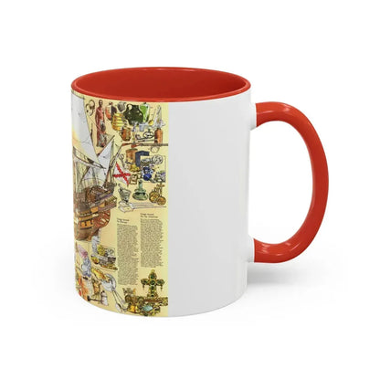 History Salvaged from the Sea (1977) (Map) Accent Coffee Mug - Go Mug Yourself