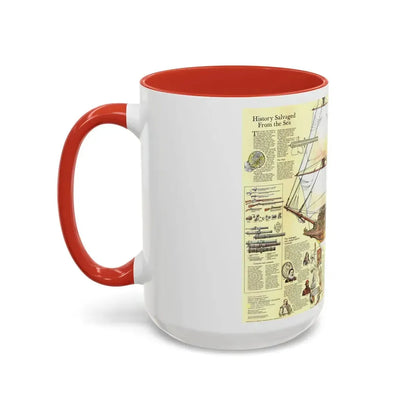 History Salvaged from the Sea (1977) (Map) Accent Coffee Mug - Go Mug Yourself