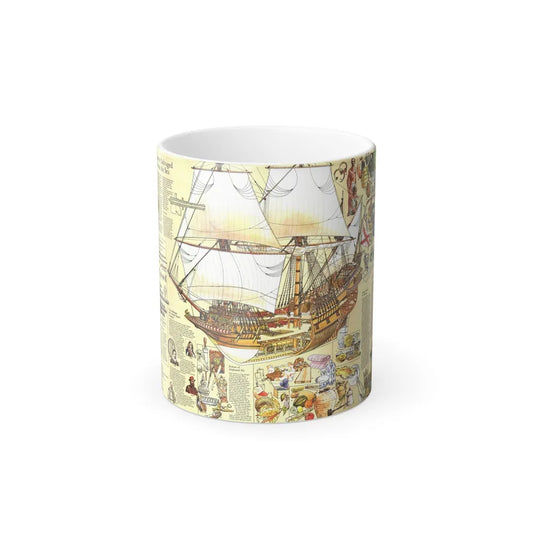 History Salvaged from the Sea (1977) (Map) Color Changing Mug 11oz-Go Mug Yourself