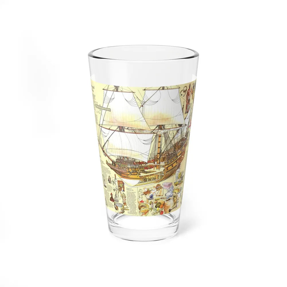 History Salvaged from the Sea (1977) (Map) Pint Glass 16oz-16oz-Go Mug Yourself