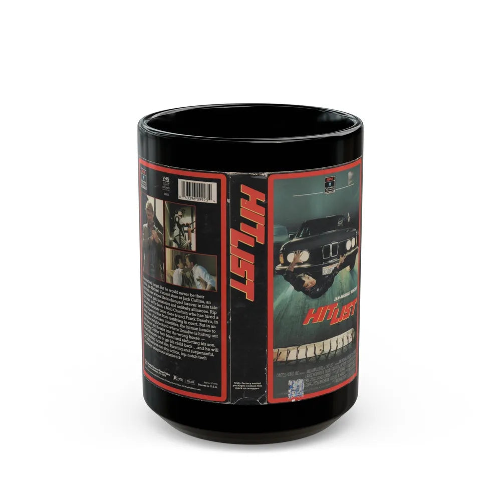 HIT LIST (VHS COVER) - Black Coffee Mug-15oz-Go Mug Yourself