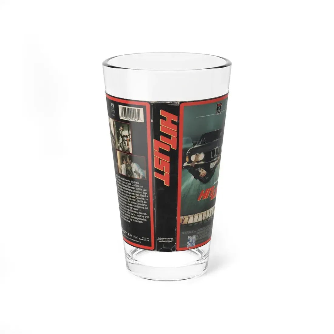 HIT LIST (VHS COVER) Pint Glass 16oz 16oz - Go Mug Yourself