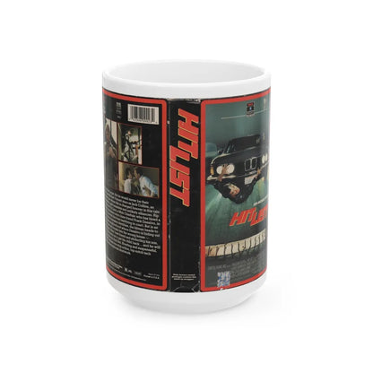 HIT LIST (VHS COVER) - White Coffee Mug-15oz-Go Mug Yourself