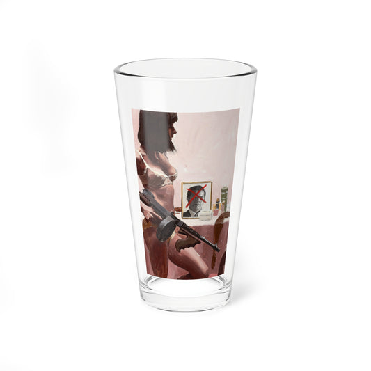 Hit Woman - Pint Glass 16oz-16oz-Go Mug Yourself