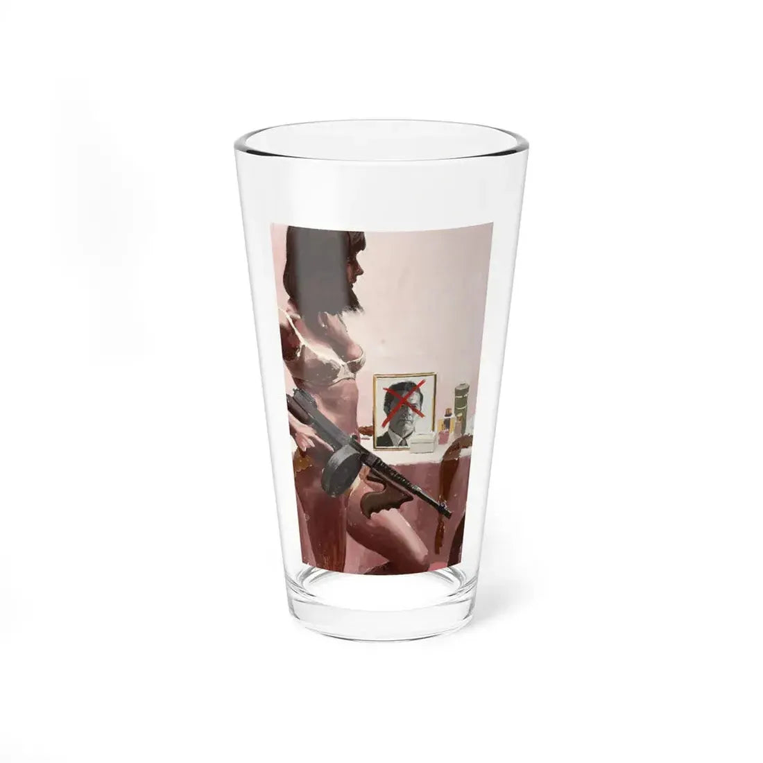 Hit Woman - Pint Glass 16oz 16oz - Go Mug Yourself