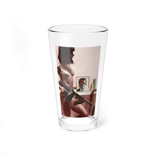 Hit Woman - Pint Glass 16oz 16oz - Go Mug Yourself