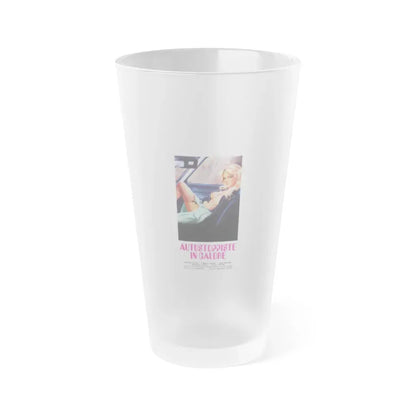 HITCH HIKERS IN HEAT 1979 Movie Poster - Frosted Pint Glass 16oz Default Title - Go Mug Yourself