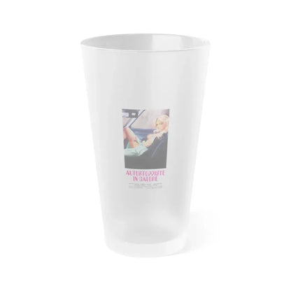 HITCH HIKERS IN HEAT 1979 Movie Poster - Frosted Pint Glass 16oz Default Title - Go Mug Yourself