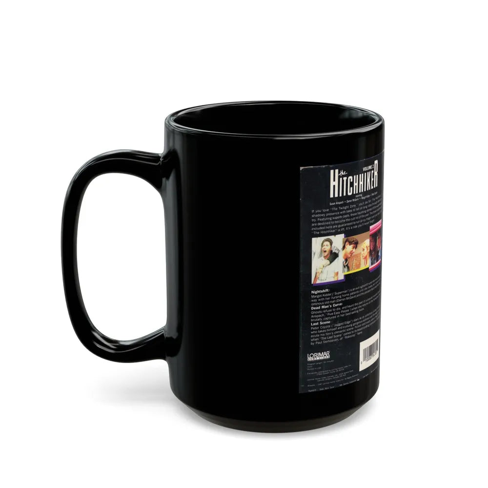 HITCHHIKER TV SERIES VOLUME 2 (VHS COVER) - Black Coffee Mug-Go Mug Yourself