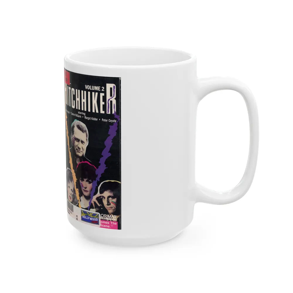 HITCHHIKER TV SERIES VOLUME 2 (VHS COVER) - White Coffee Mug-Go Mug Yourself