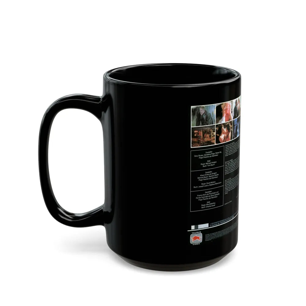 HITCHHIKER (VHS COVER) - Black Coffee Mug-Go Mug Yourself