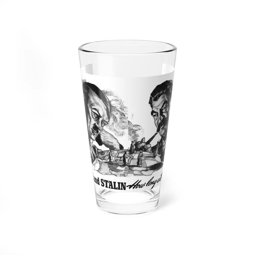 Hitler and Stalin-How long will it last, Liberty magazine, January 27, 1940 - Pint Glass 16oz-16oz-Go Mug Yourself