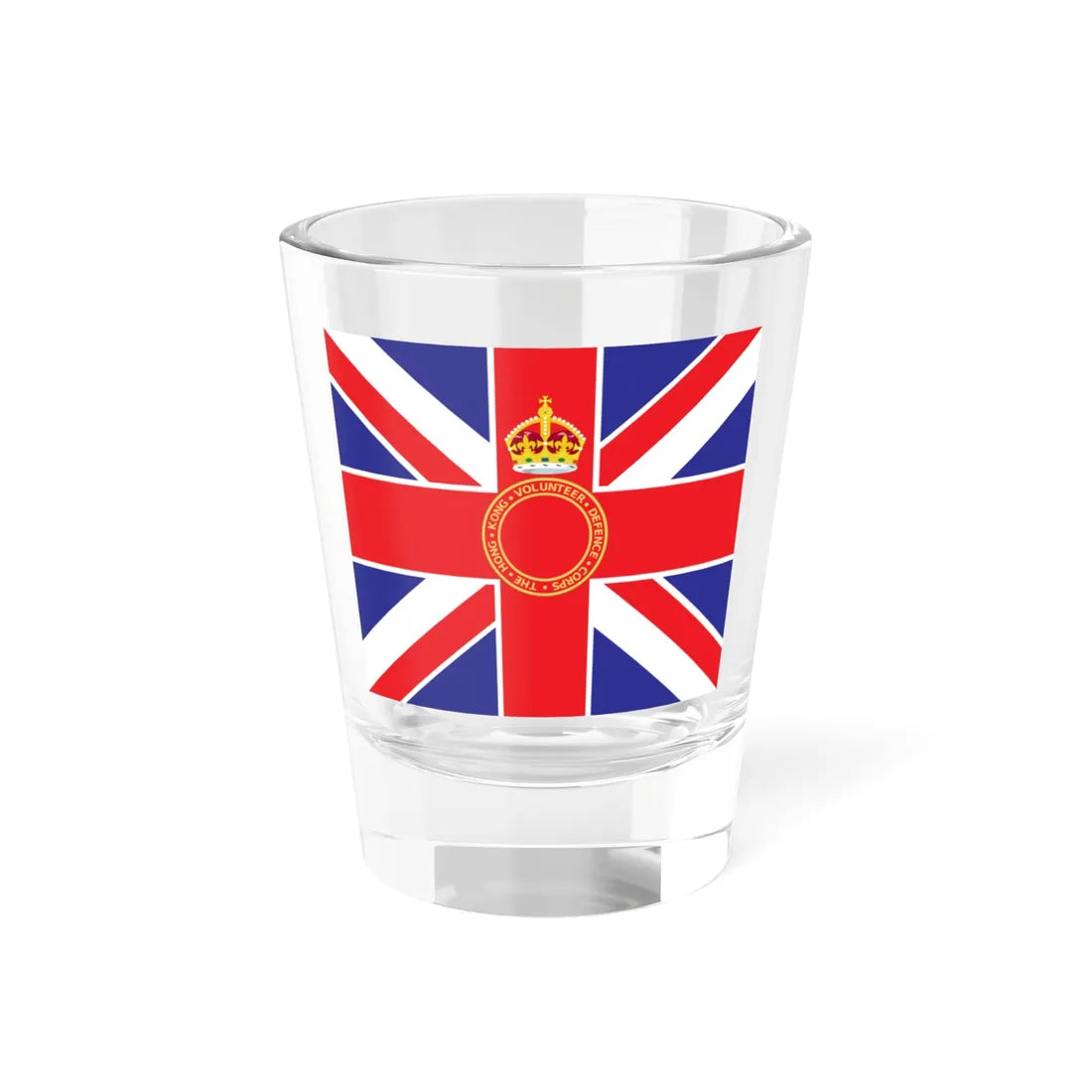 HKVDC Kings Colour (China) Shot Glass 1.5oz 1.5oz - Go Mug Yourself