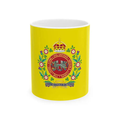 HKVDC Regimental Colour (China) White Coffee Mug 11oz - Go Mug Yourself