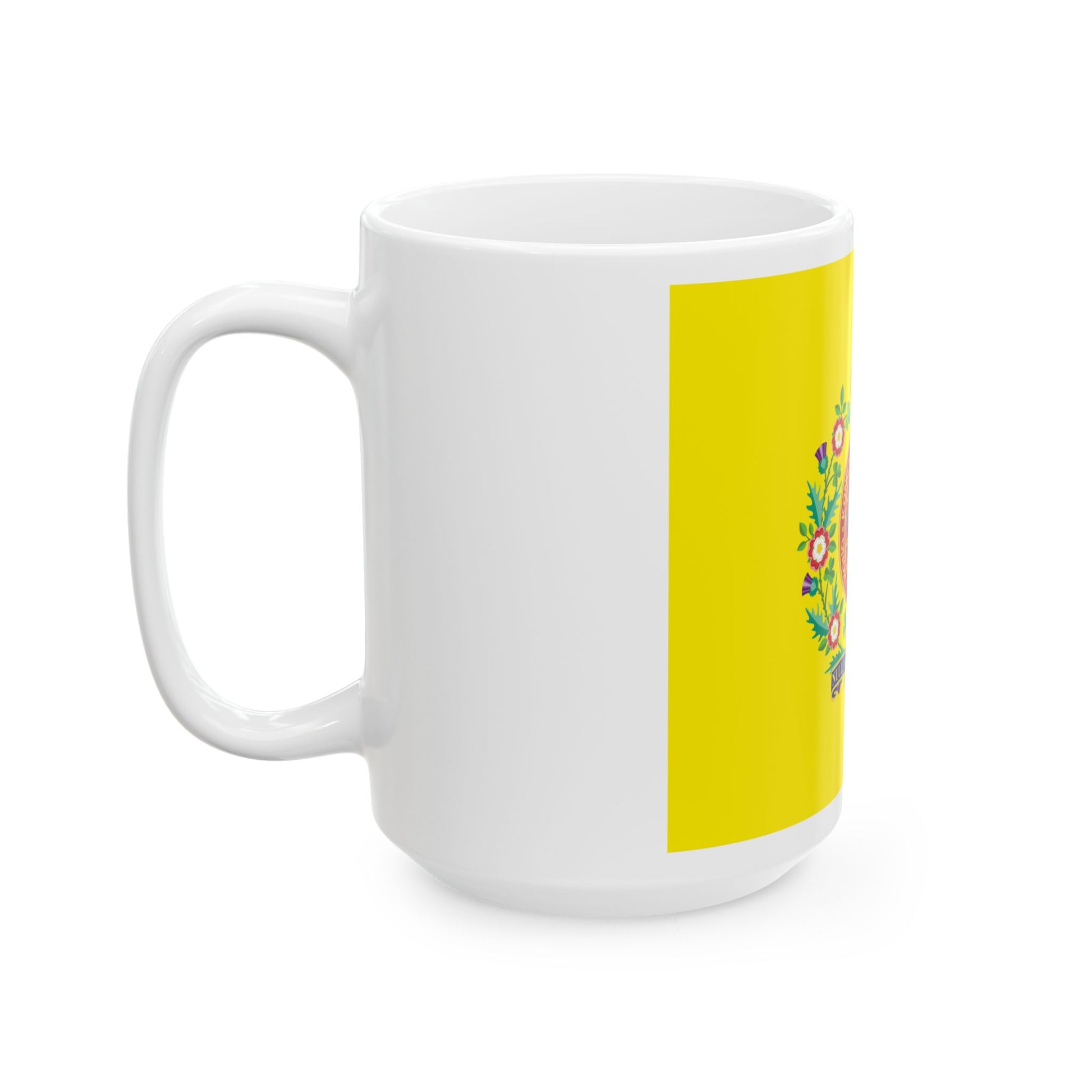 HKVDC Regimental Colour (China) White Coffee Mug-Go Mug Yourself
