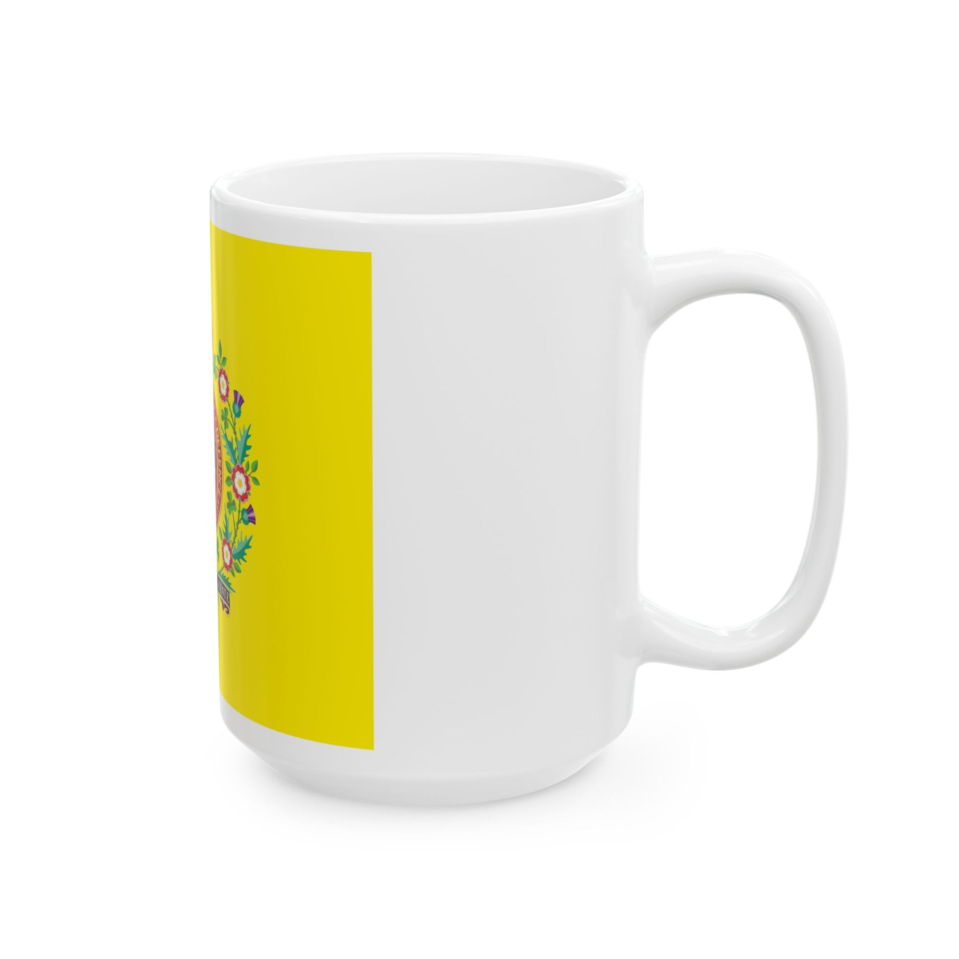 HKVDC Regimental Colour (China) White Coffee Mug-Go Mug Yourself