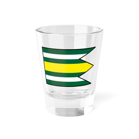 Hlinne Vranov Nad Toplou Flag (Slovakia) Shot Glass 1.5oz 1.5oz - Go Mug Yourself