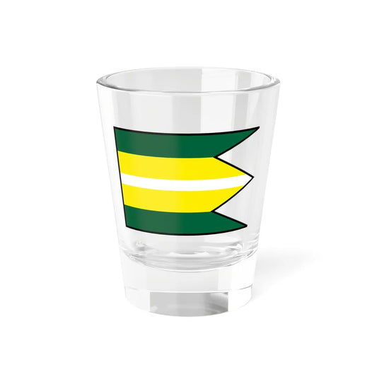 Hlivistia Sobrance Flag (Slovakia) Shot Glass 1.5oz 1.5oz - Go Mug Yourself