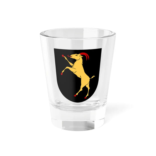 Hälsingland vapen (Sweden) (Coat of Arms) Shot Glass 1.5oz 1.5oz - Go Mug Yourself