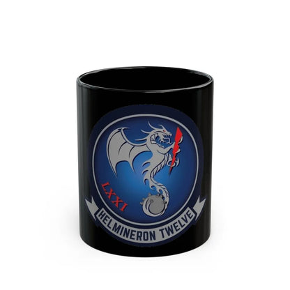 HM 12 Helicopter Mine Countermeasures Squadron 12 (U.S. Navy) Black Coffee Mug-11oz-Go Mug Yourself