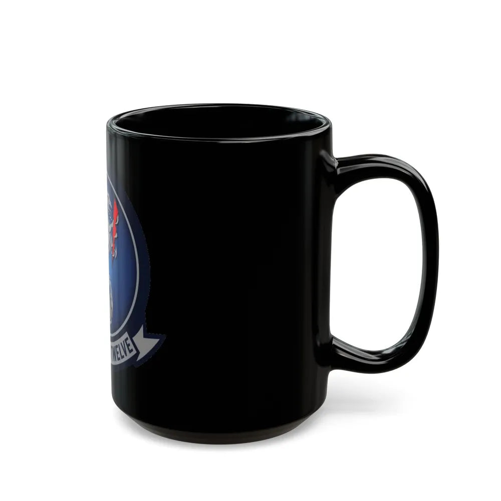 HM 12 Helicopter Mine Countermeasures Squadron 12 (U.S. Navy) Black Coffee Mug-Go Mug Yourself