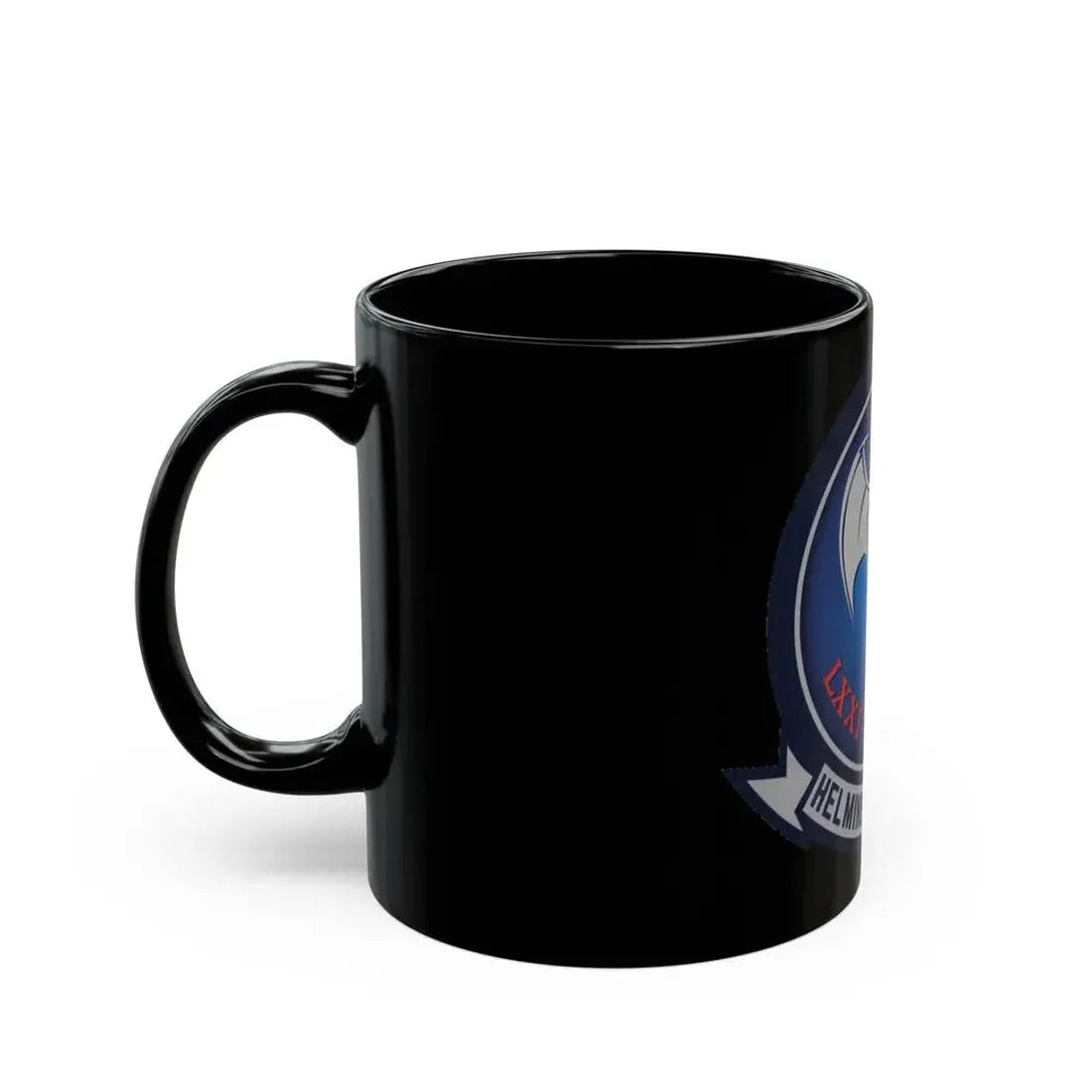 HM 12 Helicopter Mine Countermeasures Squadron 12 (U.S. Navy) Black Coffee Mug - Go Mug Yourself
