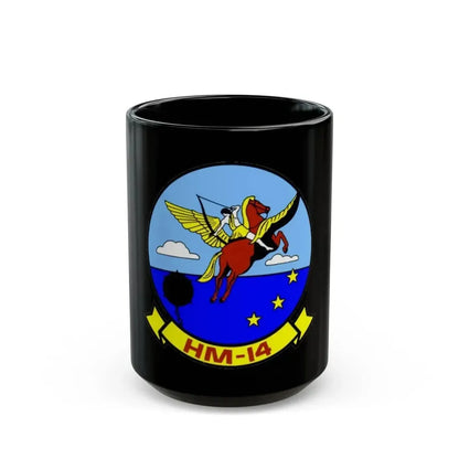 HM 14 1 (U.S. Navy) Black Coffee Mug 15oz - Go Mug Yourself