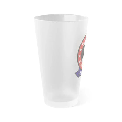 HM 15 Helicopter Mine Countermeasures Squadron 15 (U.S. Navy) Frosted Pint Glass 16oz - Go Mug Yourself