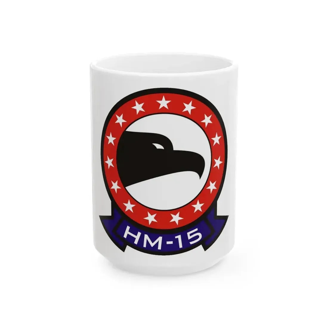 HM 15 Helicopter Mine Countermeasures Squadron 15 (U.S. Navy) White Coffee Mug 15oz - Go Mug Yourself