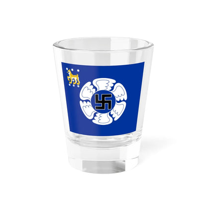 Hämeen Lennoston lippu (Finland) Shot Glass 1.5oz 1.5oz - Go Mug Yourself