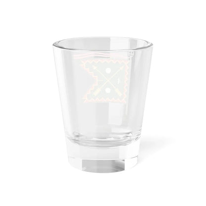 Hämeen panssaripataljoonan lippu (Finland) Shot Glass 1.5oz - Go Mug Yourself