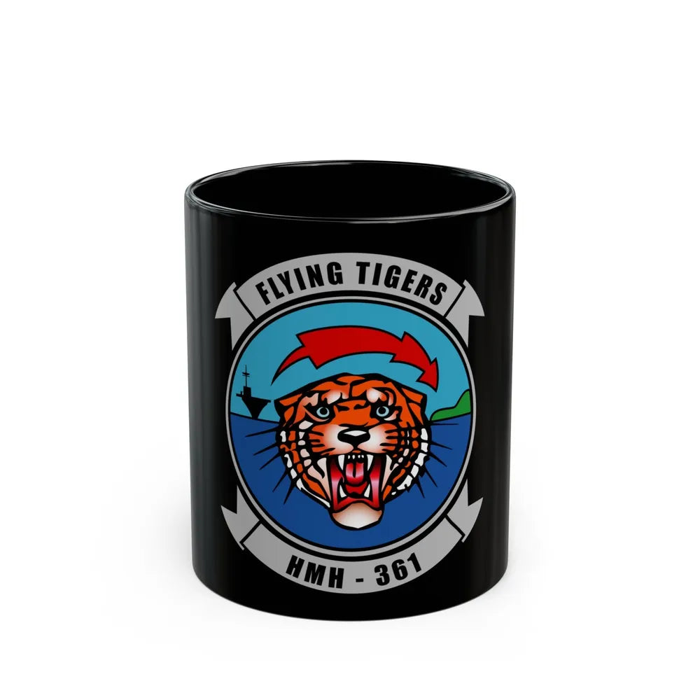 HMH 361 (USMC) Black Coffee Mug-11oz-Go Mug Yourself