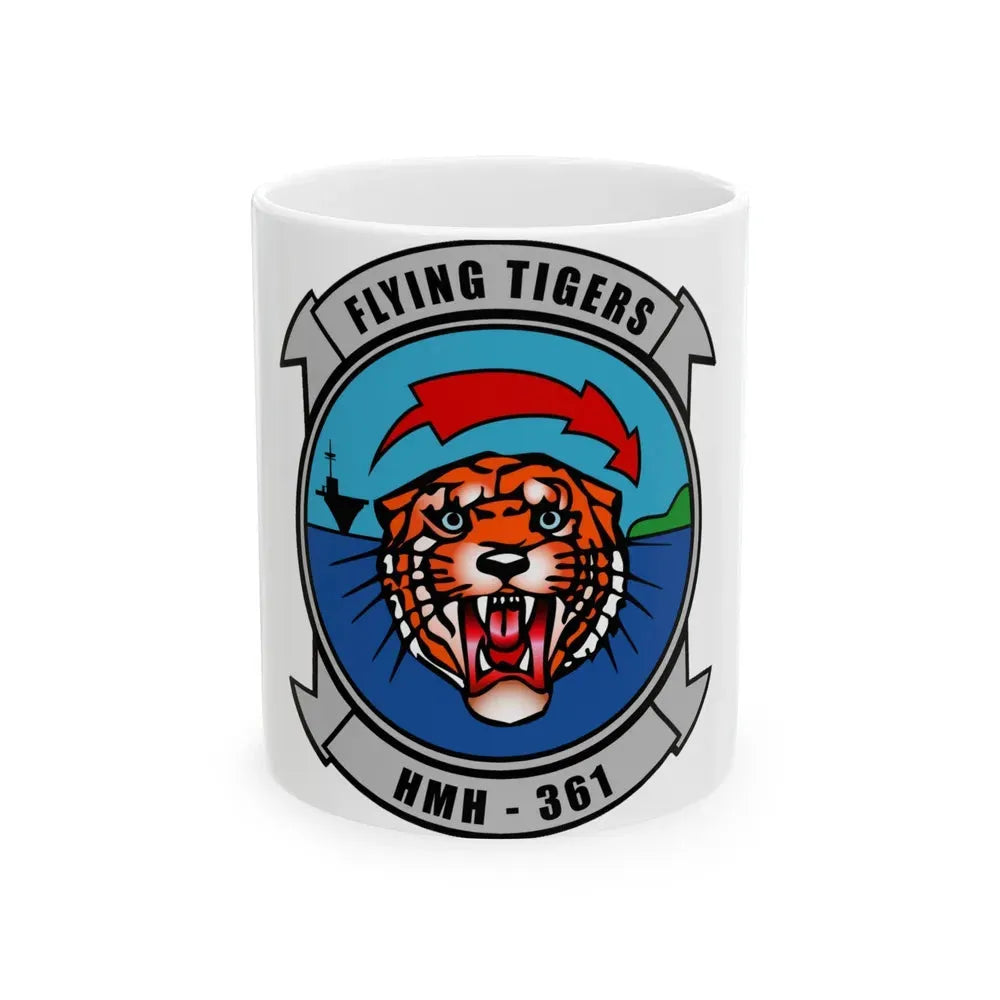 HMH 361 (USMC) White Coffee Mug 11oz - Go Mug Yourself