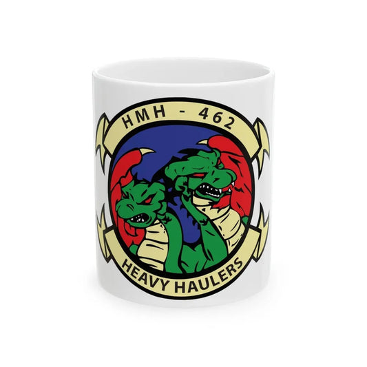 HMH 462 Heavy Haulers (USMC) White Coffee Mug 11oz - Go Mug Yourself