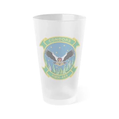 HMH 464 Condors (USMC) Frosted Pint Glass 16oz Default Title - Go Mug Yourself
