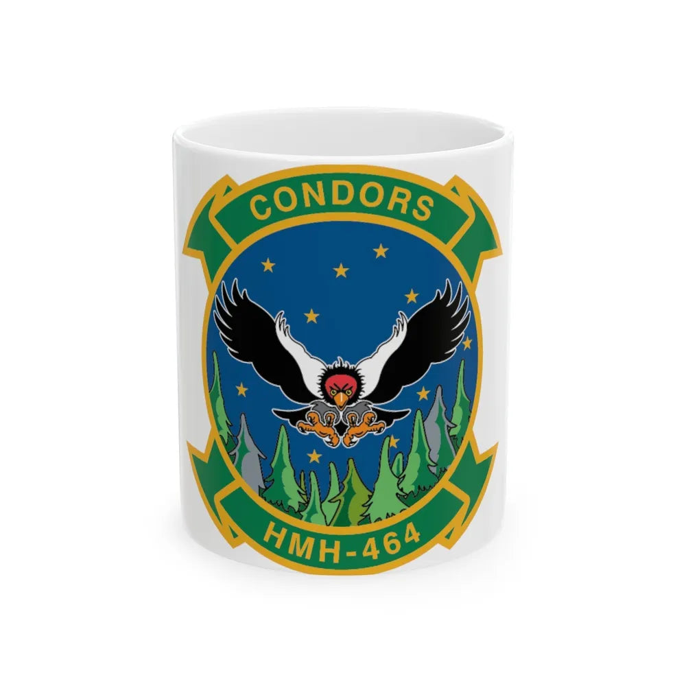 HMH 464 Condors (USMC) White Coffee Mug-11oz-Go Mug Yourself