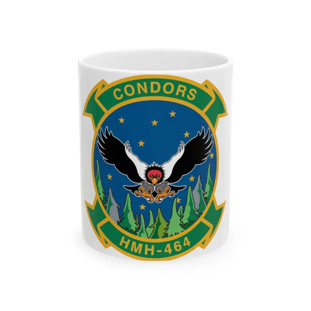 HMH 464 Condors (USMC) White Coffee Mug 11oz - Go Mug Yourself