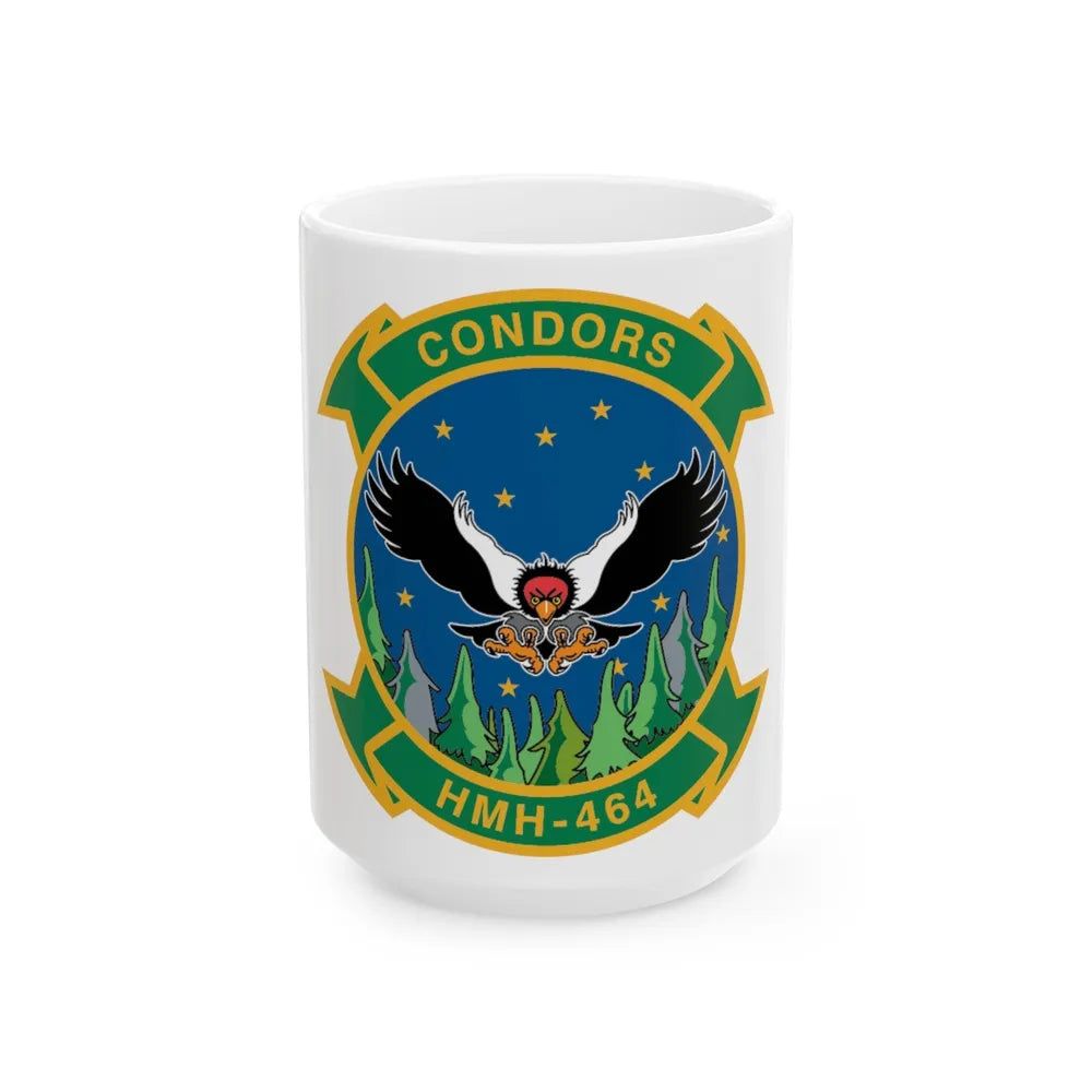 HMH 464 Condors (USMC) White Coffee Mug-15oz-Go Mug Yourself