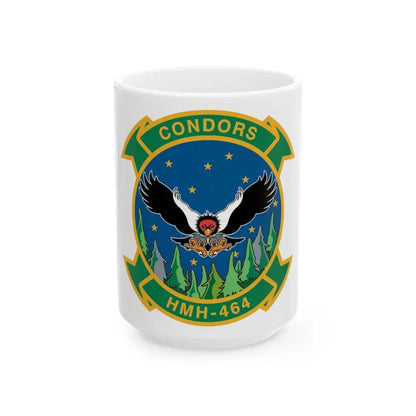 HMH 464 Condors (USMC) White Coffee Mug 15oz - Go Mug Yourself