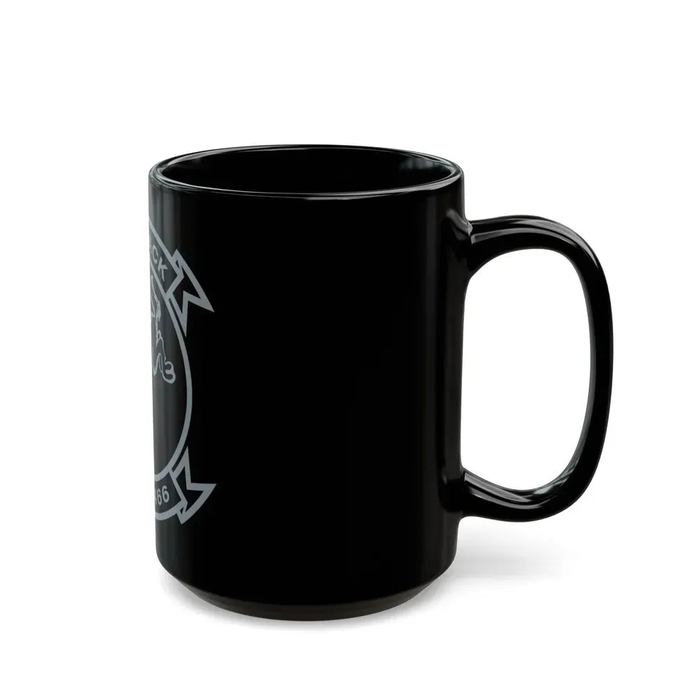 HMH 466 Wolfpack (USMC) Black Coffee Mug - Go Mug Yourself