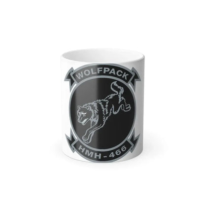 HMH 466 Wolfpack (USMC) Color Changing Coffee Mug 11oz - Go Mug Yourself